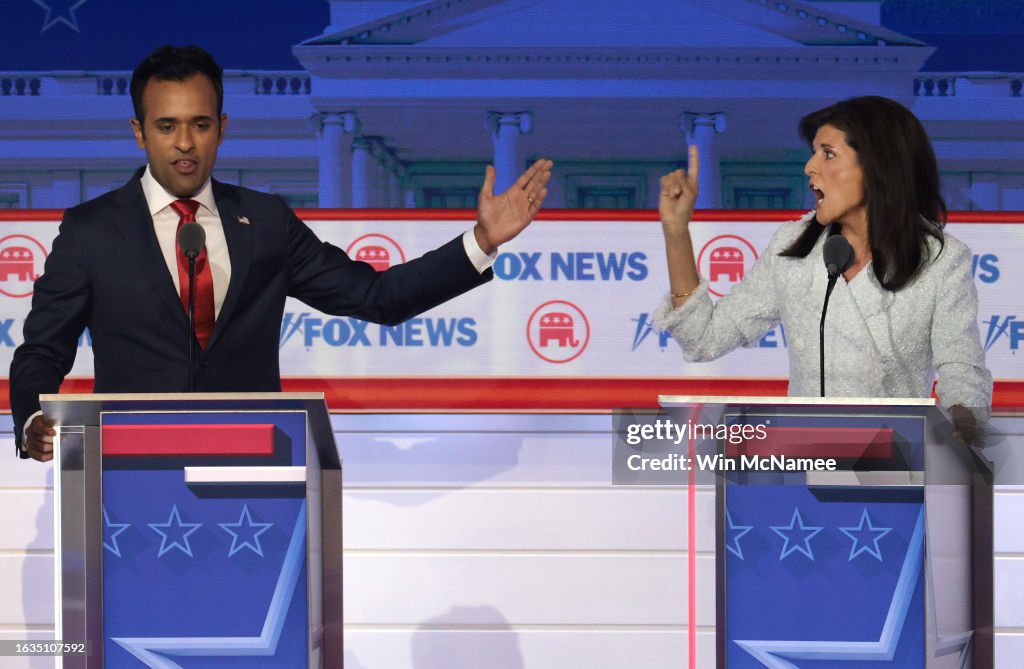 Presidential Hopefuls Square Off In First GOP Debate