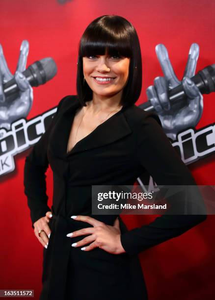 Jessie J attends a photocall to launch the second series of The Voice at Soho Hotel on March 11, 2013 in London, England.