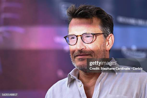 Benjamin Castaldi attends the 'Casque d'Or' photocall during Day Two of the 16th Angouleme French-Speaking Film Festival on August 23, 2023 in...