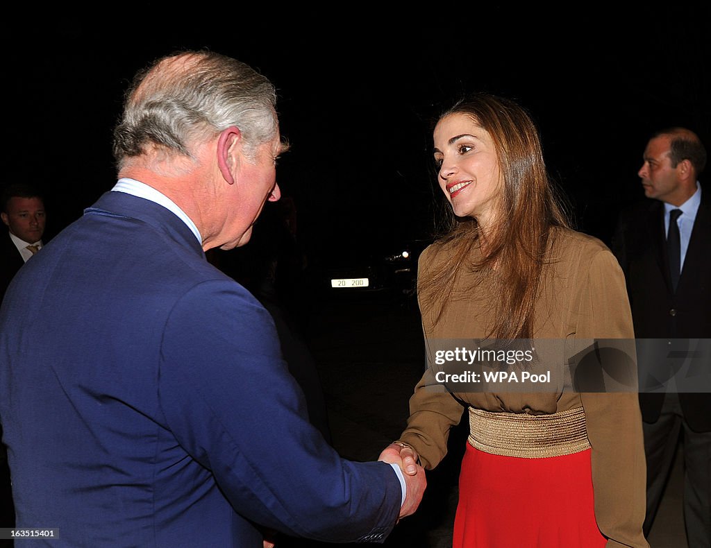 Prince Charles And The Duchess Of Cornwall Visit Jordan - Day 1