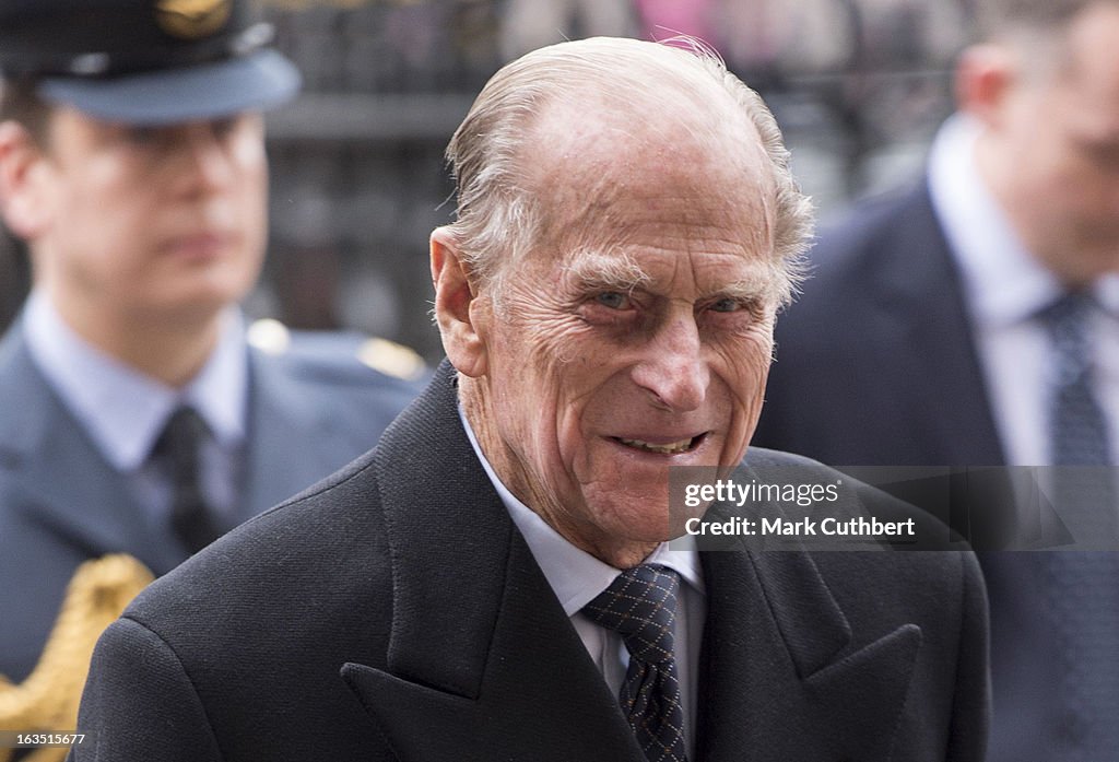 The Duke Of Edinburgh Attends The Commonwealth Day Observance At Westminster Abbey 