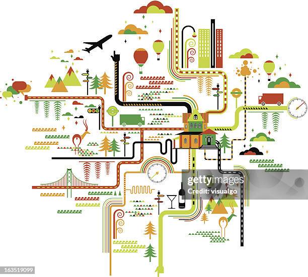 Life Mapping Icon Life Map High-Res Vector Graphic - Getty Images