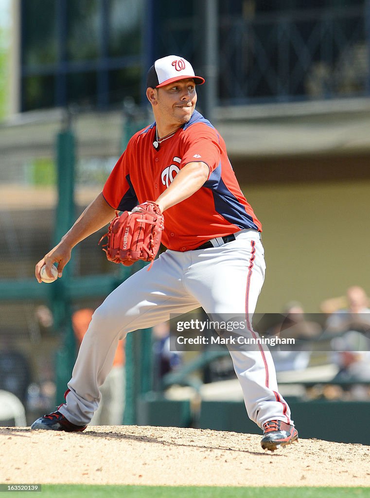 Washington Nationals v Detroit Tigers