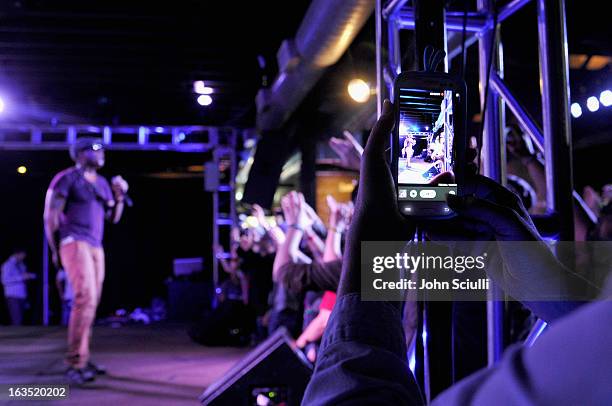 Talib Kweli performs at The Samsung Galaxy Sound Stage at SXSW on March 11, 2013 in Austin, Texas.