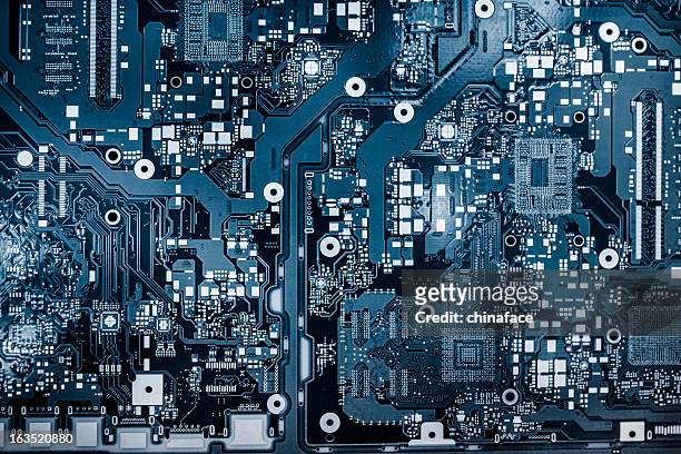 abstract background with computer circuit board - computer chip stock pictures, royalty-free photos & images