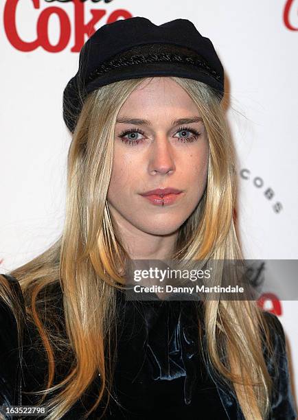 Mary Charteris attends the launch party announcing Marc Jacobs as the Creative Director for Diet Coke in 2013 on March 11, 2013 in London, England.