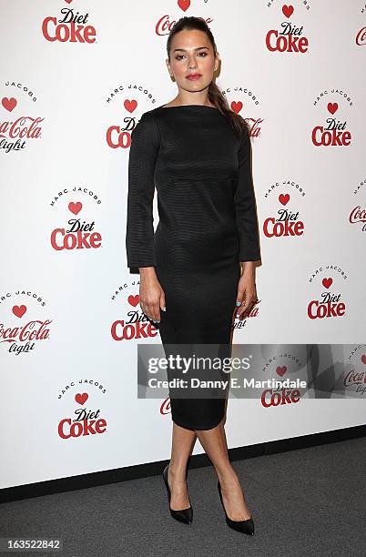 Melia Kreiling attends the launch party announcing Marc Jacobs as the Creative Director for Diet Coke in 2013 on March 11, 2013 in London, England.