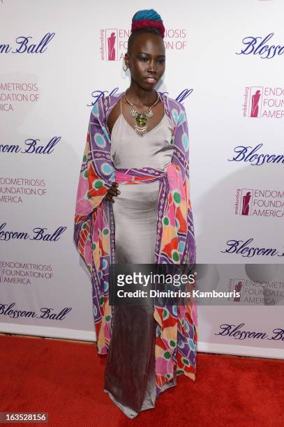 Mari Malek attends The Endometriosis Foundation of America's Celebration of The 5th Annual Blossom Ball at Capitale on March 11, 2013 in New York...