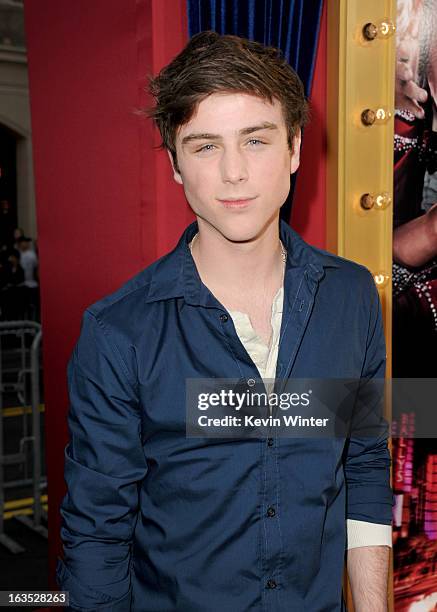 Actor Sterling Beaumon attends the premiere of Warner Bros. Pictures' "The Incredible Burt Wonderstone" at TCL Chinese Theatre on March 11, 2013 in...