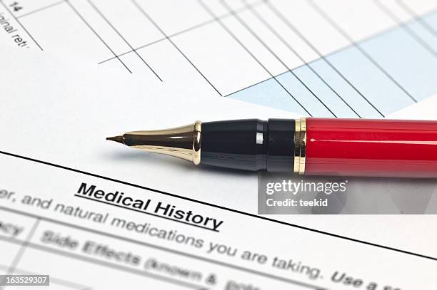 medical history - patient information stock pictures, royalty-free photos & images