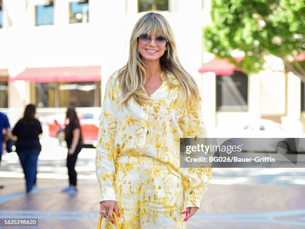 Heidi Klum is seen on August 30, 2023 in Pasadena, California.