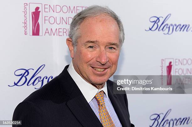 Stephen Schwarzman attends The Endometriosis Foundation of America's Celebration of The 5th Annual Blossom Ball at Capitale on March 11, 2013 in New...