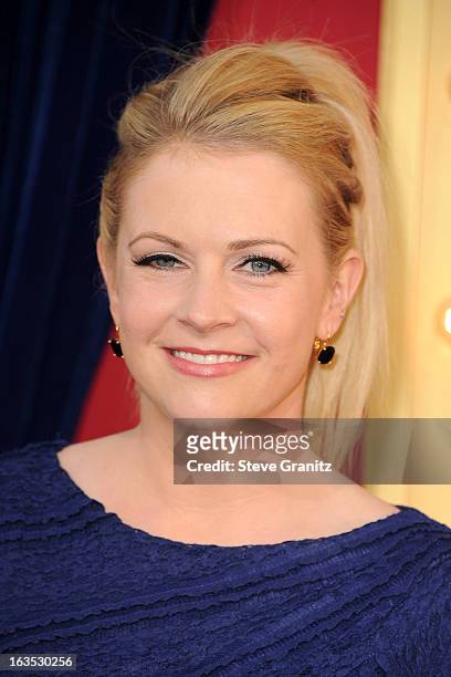 Actress Melissa Joan Hart attends "The Incredible Burt Wonderstone" Los Angeles Premiere at TCL Chinese Theatre on March 11, 2013 in Hollywood,...
