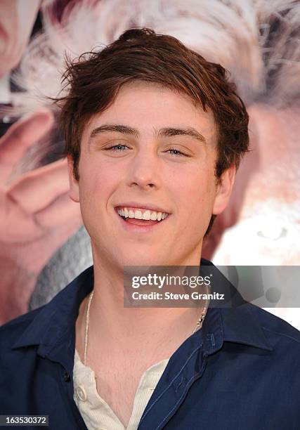 Actor Sterling Beaumon attends "The Incredible Burt Wonderstone" Los Angeles Premiere at TCL Chinese Theatre on March 11, 2013 in Hollywood,...