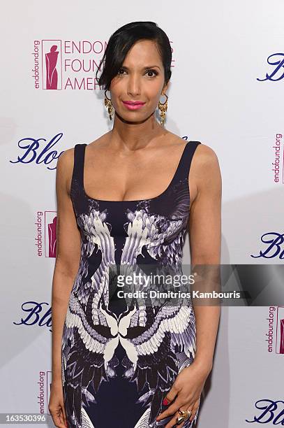 Personality Padma Lakshmi attends The Endometriosis Foundation of America's Celebration of The 5th Annual Blossom Ball at Capitale on March 11, 2013...
