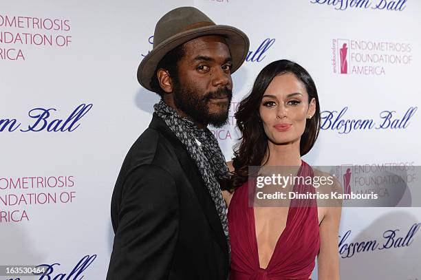 Gary Clark Jr and model Nicole Trunfio attends The Endometriosis Foundation of America's Celebration of The 5th Annual Blossom Ball at Capitale on...
