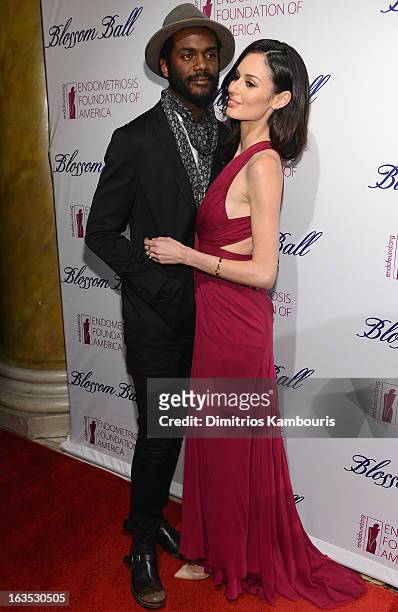 Gary Clark Jr and model Nicole Trunfio attends The Endometriosis Foundation of America's Celebration of The 5th Annual Blossom Ball at Capitale on...