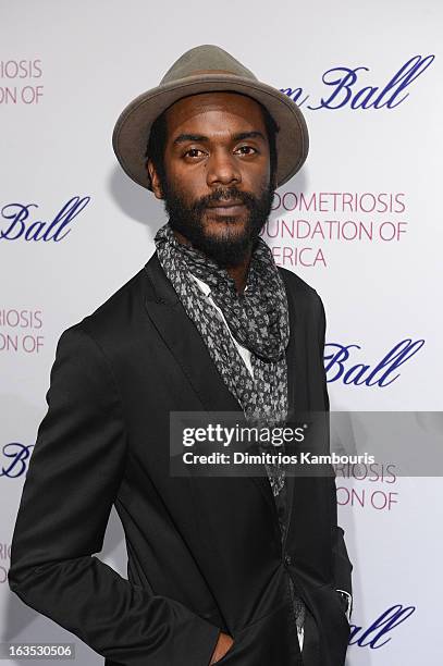 Gary Clark Jr attends The Endometriosis Foundation of America's Celebration of The 5th Annual Blossom Ball at Capitale on March 11, 2013 in New York...