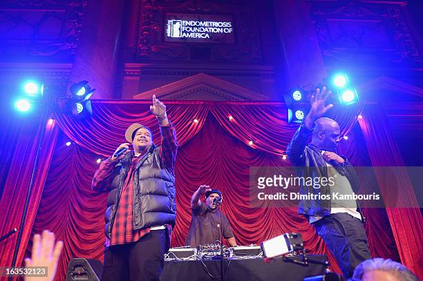 De La Soul performs onstage at the Endometriosis Foundation of America's Celebration of The 5th Annual Blossom Ball at Capitale on March 11, 2013 in...