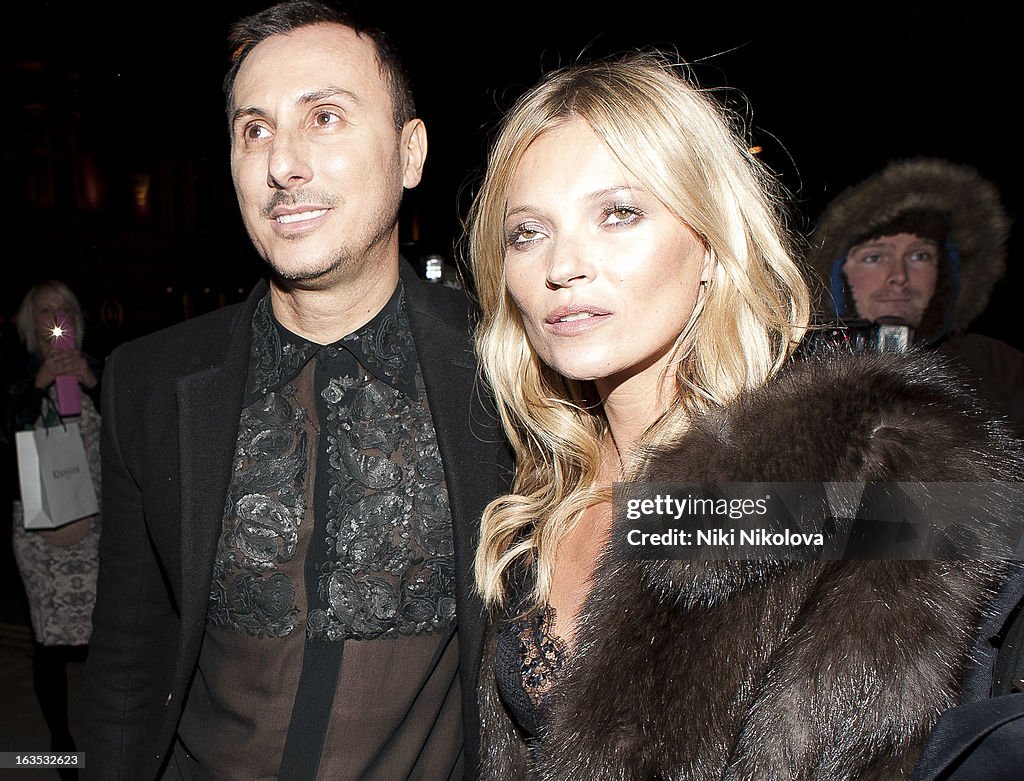 Kate Moss Sighting In London - March 11, 2013