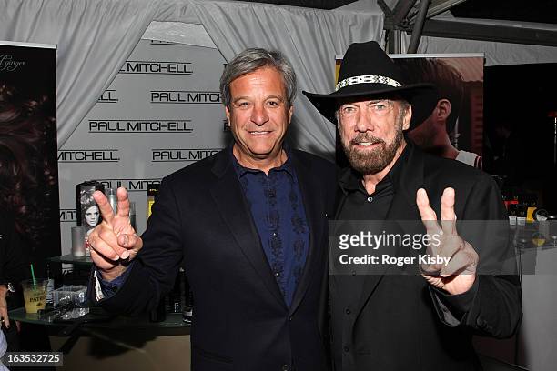 John Paul DeJoria and Forbes Media CEO Mike Perlis attend Forbes' "30 Under 30" SXSW Private Party on March 11, 2013 in Austin, Texas.