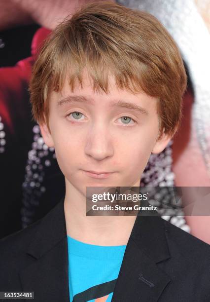 Actor Luke Vanek attends "The Incredible Burt Wonderstone" Los Angeles Premiere at TCL Chinese Theatre on March 11, 2013 in Hollywood, California.