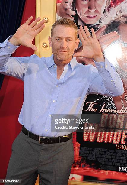 Actor Max Martini attends "The Incredible Burt Wonderstone" Los Angeles Premiere at TCL Chinese Theatre on March 11, 2013 in Hollywood, California.