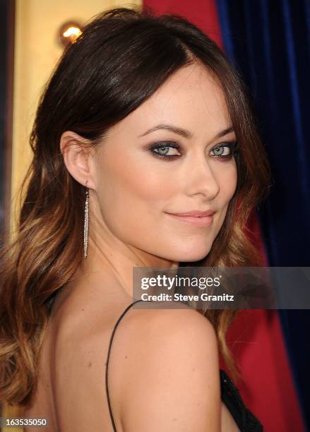 Olivia Wilde arrives at the "The Incredible Burt Wonderstone" - Los Angeles Premiere at TCL Chinese Theatre on March 11, 2013 in Hollywood,...