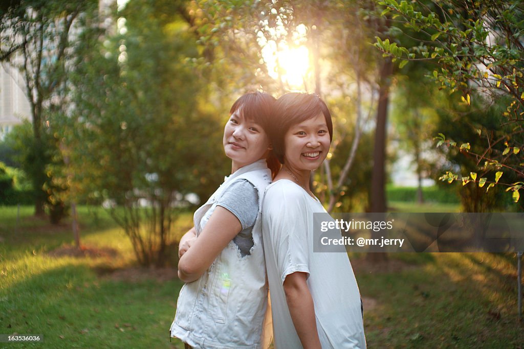 Young Asian women