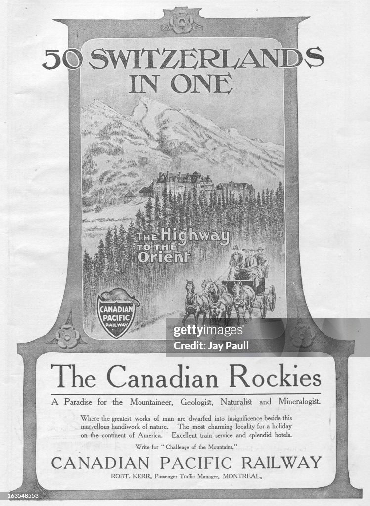 Ad For Canadian Pacific Railway