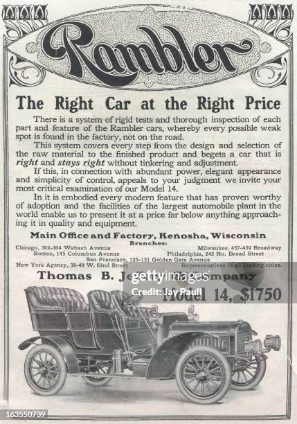 1899 Rambler Auto 95 Rambler (Automobile) Stock Photos, High-Res Pictures, and Images ...