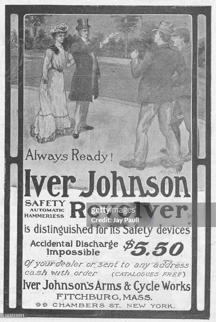 Ad For Iver Johnson Revolvers