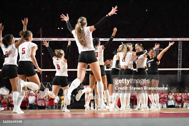 Nebraska Volleyball Photos and Premium High Res Pictures Getty Images Nebraska Volleyball Photos and Premium High Res Pictures Getty Images