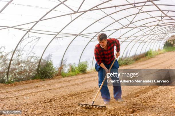 Farmer Man Rake 1,726 Farmer Rake Stock Photos, High-Res Pictures, and Images - Getty ...