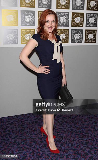 Carli Norris arrives at the TRIC Television and Radio Industries Club Awards at The Grosvenor House Hotel on March 12, 2013 in London, England.