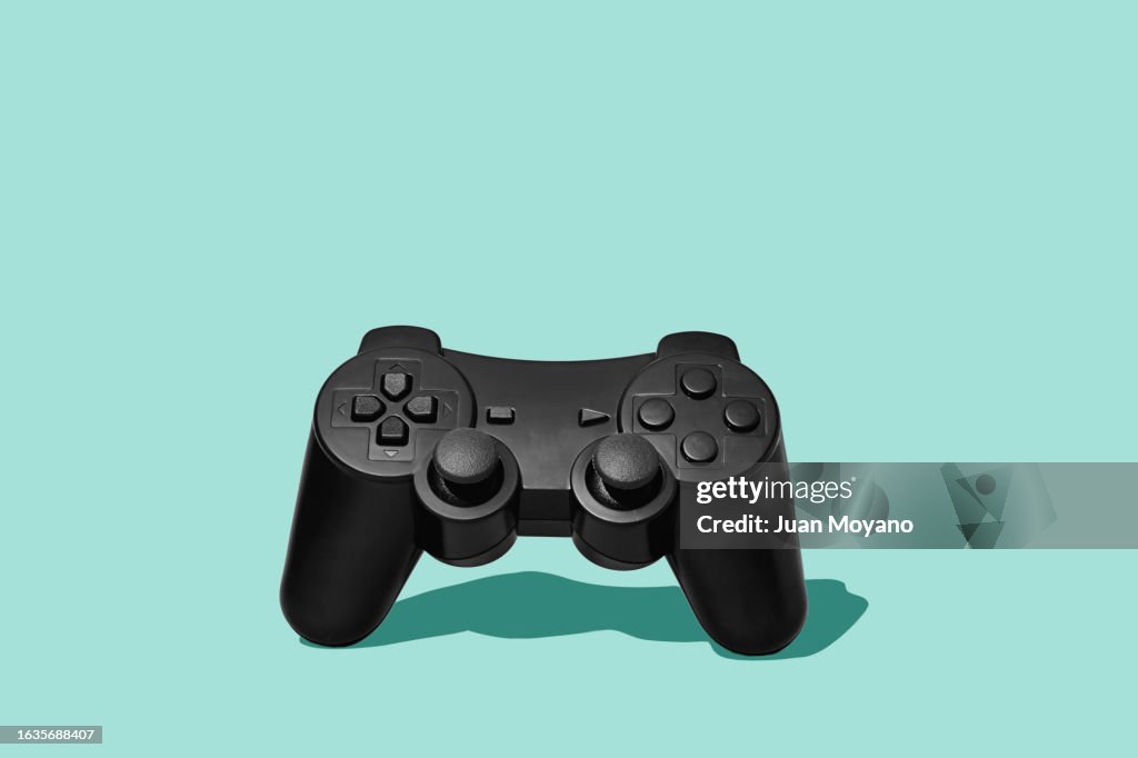 Black generic game controller