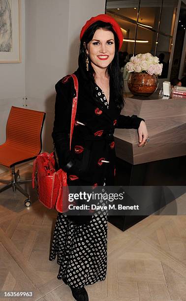 Coco Fennell attends the launch of Louise Fennell's new book 'Fame Game' at Grace Belgravia on March 12, 2013 in London, England.