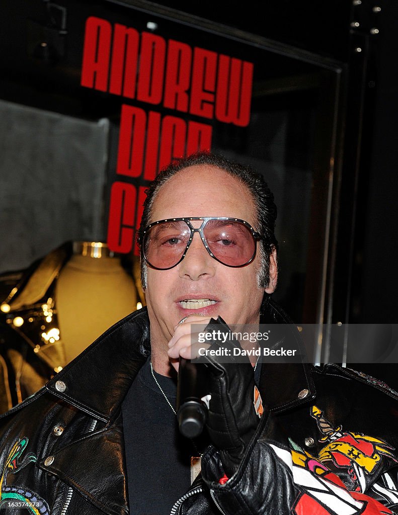 The Hard Rock Honors Andrew Dice Clay With A Memorabilia Case