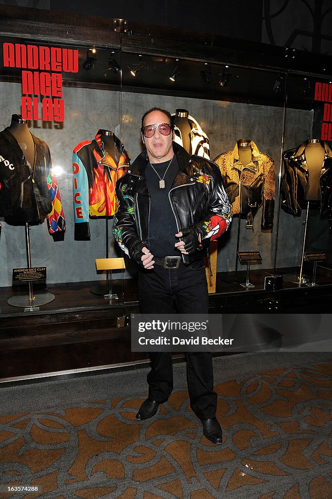 The Hard Rock Honors Andrew Dice Clay With A Memorabilia Case