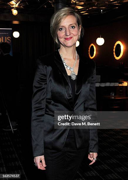 Director Marianne Elliott attends an after party celebrating the press night performance of 'The Curious Incident of the Dog in the Night-Time' at...