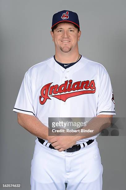 Matt Capps of the Cleveland Indians poses during Photo Day on February 19, 2013 at Goodyear Ballpark in Goodyear, Arizona.