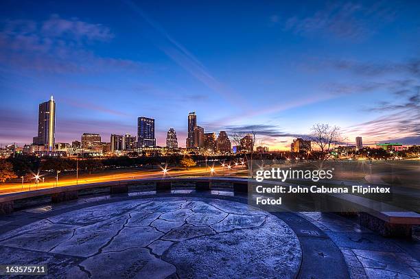 austin skyline - austin texas skyline stock pictures, royalty-free photos & images