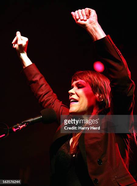 Beth Hart performs at Portsmouth Pyramids on March 12, 2013 in Portsmouth, England.