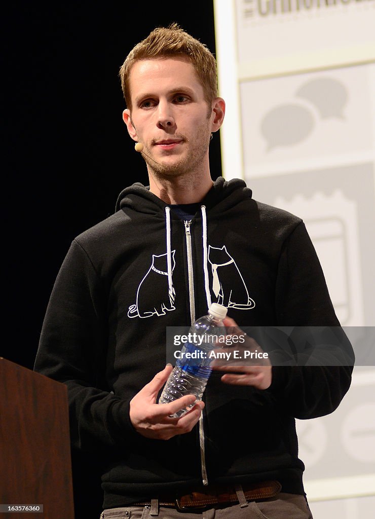 Matthew Inman Partner Matthew Inman of The Oatmeal speaks onstage at the Matthew Inman ...