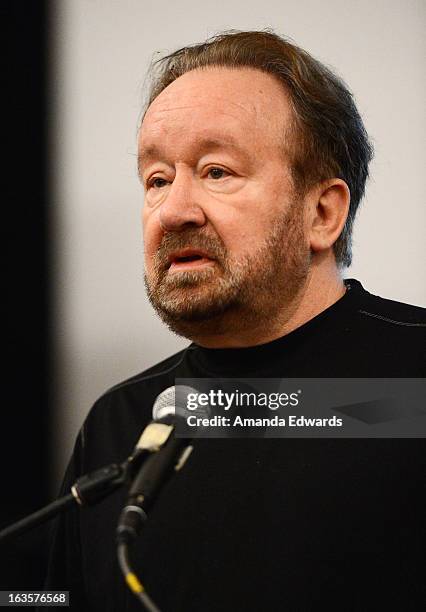 Showrunner and documentray filmmaker Vince DiPersio speaks at the BAFTA LA Reality TV Master Class led by Rob Bagshaw at George Washington...