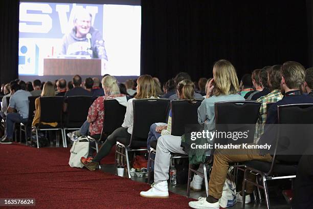 General view of atmosphere at Bruce Sterling Closing Remarks during the 2013 SXSW Music, Film + Interactive Festival at Austin Convention Center on...