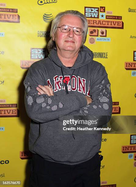 Author Bruce Sterling at Bruce Sterling Closing Remarks during the 2013 SXSW Music, Film + Interactive Festival at Austin Convention Center on March...