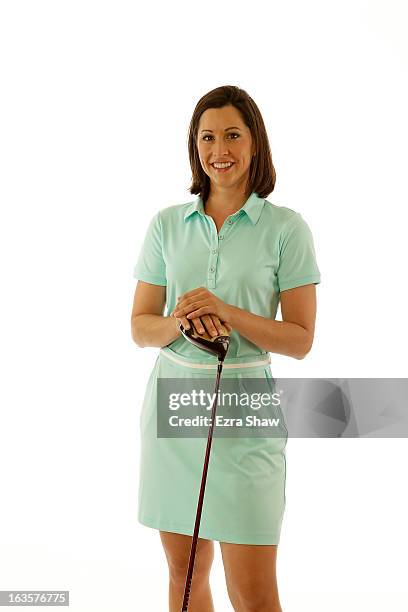 Player Paige MacKenzie poses for a portrait prior to the start of the RR Donnelley Founders Cup at the JW Marriott Desert Ridge Resort on March 12,...