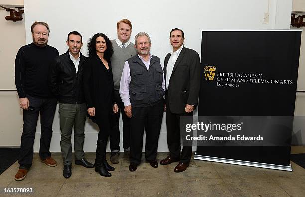 Vince DiPersio, Rob Bagshaw, Shana Mabari, Herb Ankrom, Gary Dartnall and Donald Haber attend the BAFTA LA Reality TV Master Class led by Rob Bagshaw...