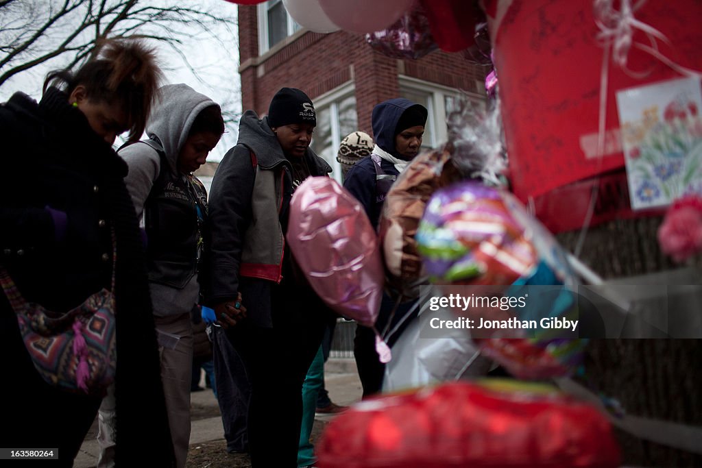 Mourners Gather To Remember Chicago Baby Killed By Gang-Related Gun Violence